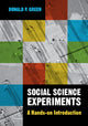Book cover of: Social Science Experiments. By: Donald P. Green