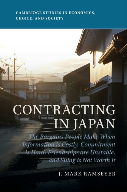 Book cover of: Contracting in Japan. By: J. Mark Ramseyer