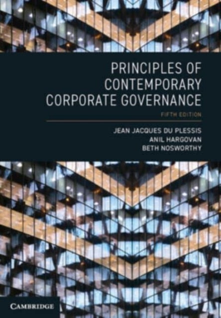 Book cover of: Principles of Contemporary Corporate Governance. By: Jean Jacques du Plessis