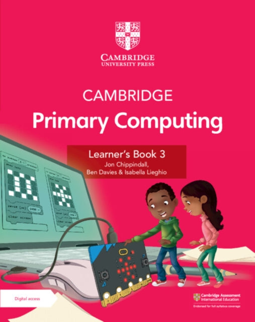 Book cover of: Cambridge Primary Computing Learner's Book 3 with Digital Access (1 Year)