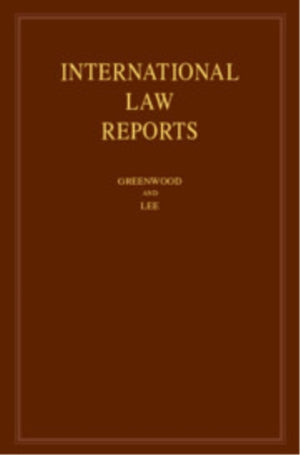 International Law Reports: Volume 209