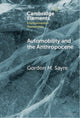 Book cover of: Automobility and the Anthropocene