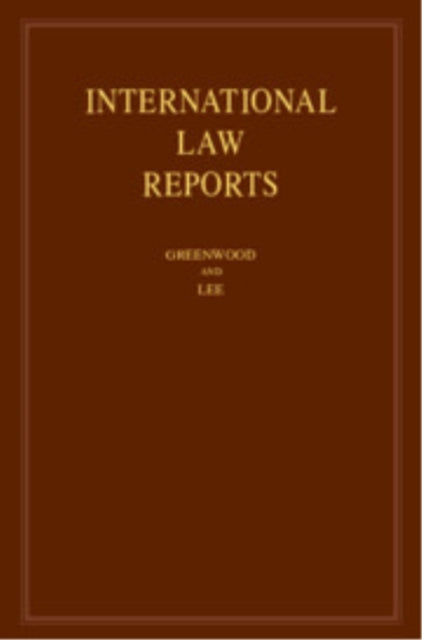 Book cover of: International Law Reports: Volume 211