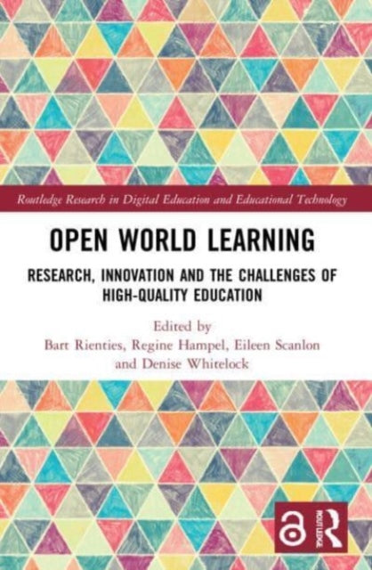 Book cover of: Open World Learning. By: Bart Rienties