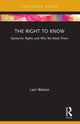 Book cover of: Right to Know. By: Lani Watson