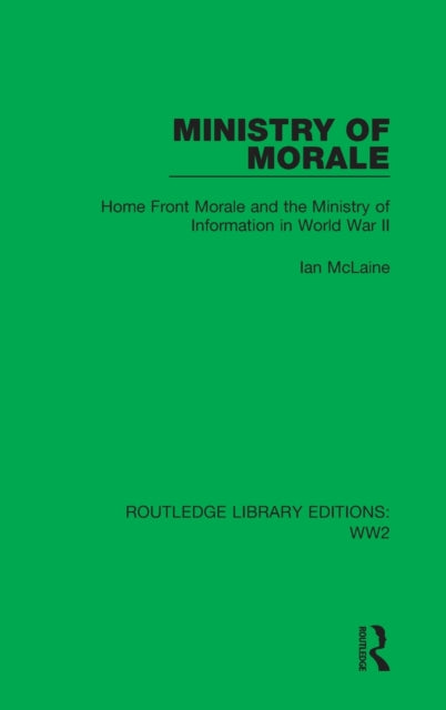 Book cover of: Ministry of Morale. By: Ian McLaine