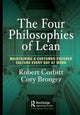 Book cover of: Four Philosophies of Lean. By: Robert Corbitt