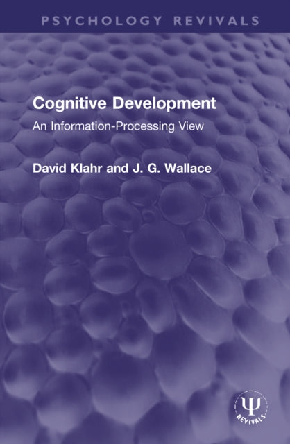 Book cover of: Cognitive Development