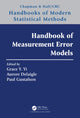 Book cover of: Handbook of Measurement Error Models. By: Grace Y. Yi