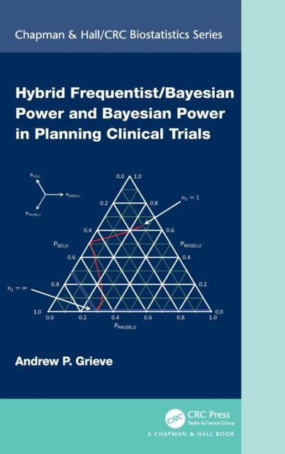 Book cover of: Hybrid Frequentist/Bayesian Power and Bayesian Power in Planning Clinical Trials. By: Andrew P. Grieve