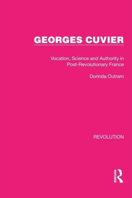 Book cover of: Georges Cuvier. By: Dorinda Outram