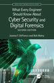 Book cover of: What Every Engineer Should Know About Cyber Security and Digital Forensics. By: Joanna F. DeFranco