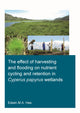 Book cover of: effect of harvesting and flooding on nutrient cycling and retention in Cyperus papyrus wetlands