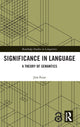 Book cover of: Significance in Language