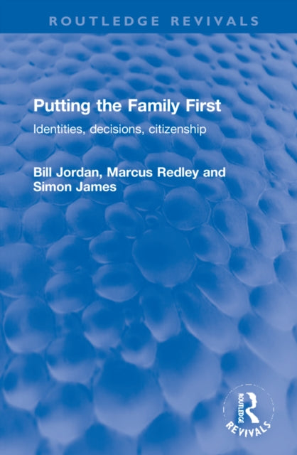 Book cover of: Putting the Family First