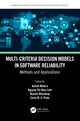 Book cover of: Multi-Criteria Decision Models in Software Reliability. By: Ashish Mishra