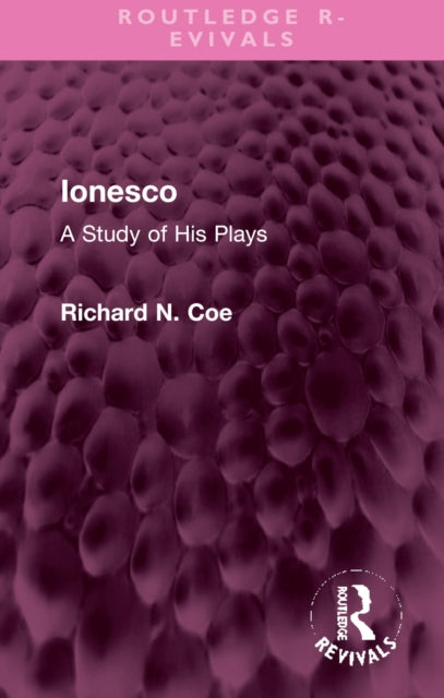 Book cover of: Ionesco. By: Richard Coe