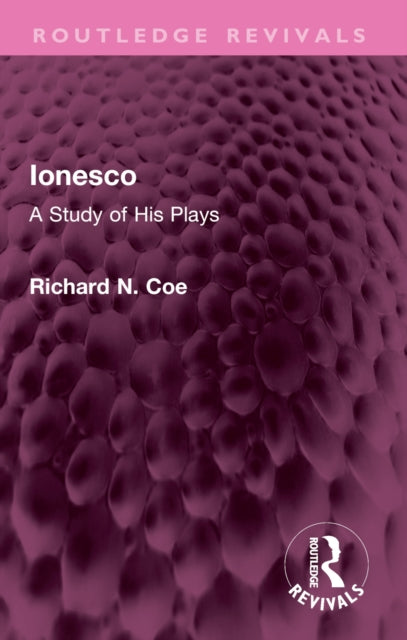 Book cover of: Ionesco. By: Richard Coe