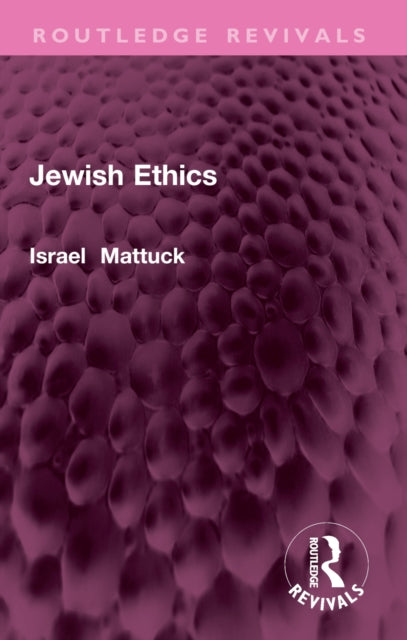 Book cover of: Jewish Ethics