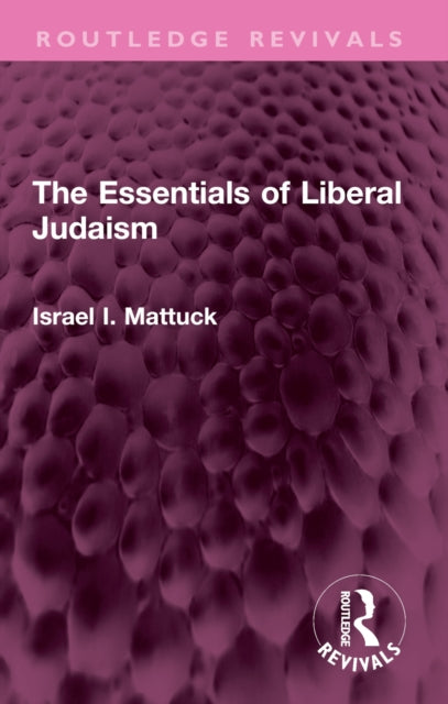 Book cover of: Essentials of Liberal Judaism