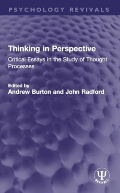 Book cover of: Thinking in Perspective. By: Andrew Burton