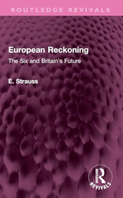 Book cover of: European Reckoning. By: E. Strauss