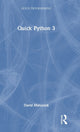 Book cover of: Quick Python 3. By: David Matuszek