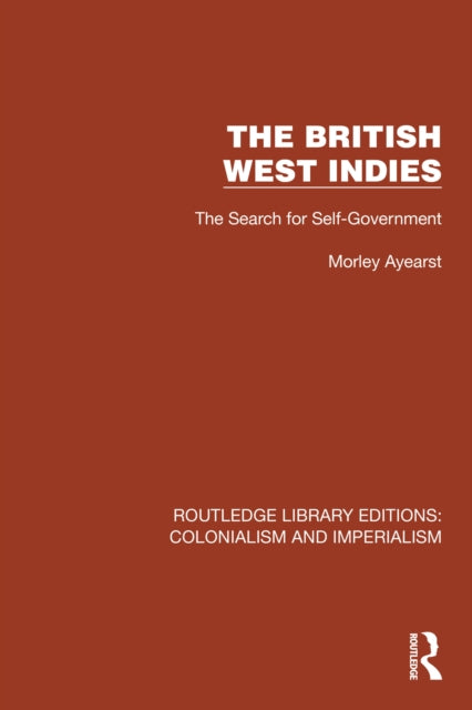 Book cover of: British West Indies. By: Morley Ayearst