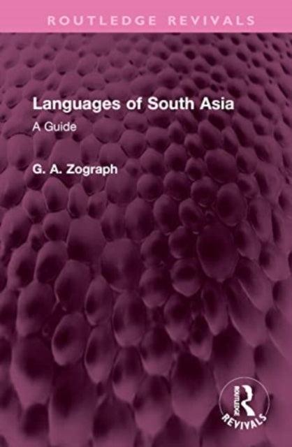 Book cover of: Languages of South Asia. By: G. A. Zograph