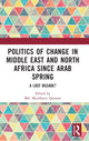 Book cover of: Politics of Change in Middle East and North Africa since Arab Spring. By: Muddassir Quamar
