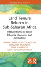 Book cover of: Land Tenure Reform in Sub-Saharan Africa. By: Steven Lawry
