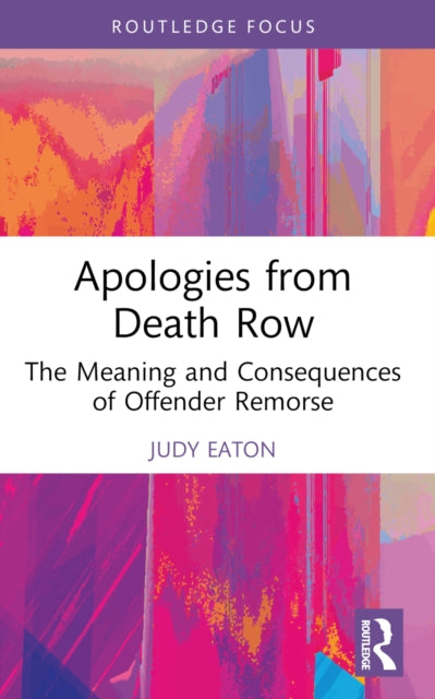 Book cover of: Apologies from Death Row. By: Judy A. Eaton
