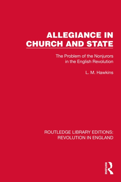 Book cover of: Allegiance in Church and State. By: L. M. Hawkins