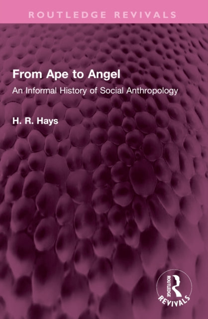 Book cover of: From Ape to Angel