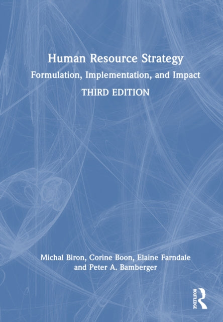 Book cover of: Human Resource Strategy. By: Peter Bamberger