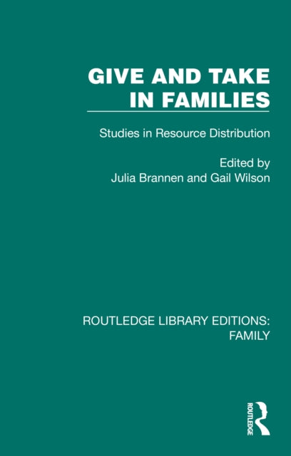 Give and Take in Families
