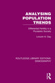 Book cover of: Analysing Population Trends