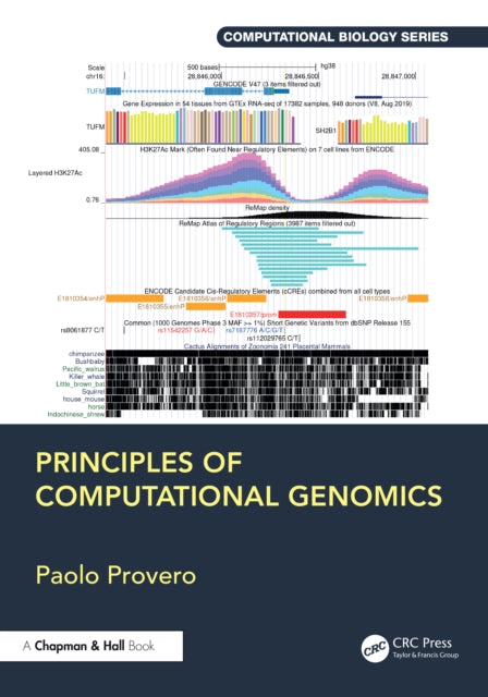 Book cover of: Principles of Computational Genomics
