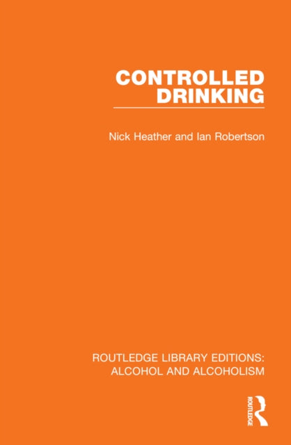 Book cover of: Controlled Drinking