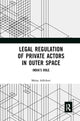 Book cover of: Legal Regulation of Private Actors in Outer Space. By: Malay Adhikari
