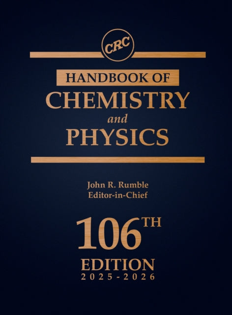 Book cover of: CRC Handbook of Chemistry and Physics. By: John Rumble