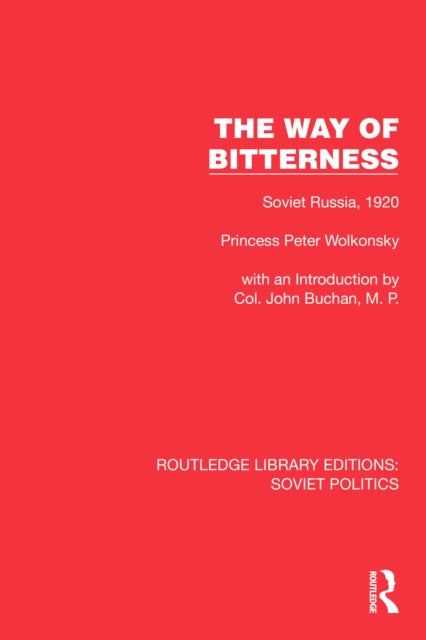 Book cover of: Way of Bitterness. By: Princess Peter Wolkonsky