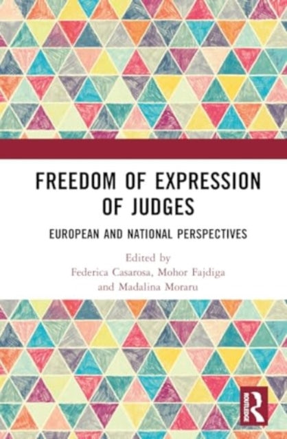 Book cover of: Freedom of Expression of Judges. By: Federica Casarosa