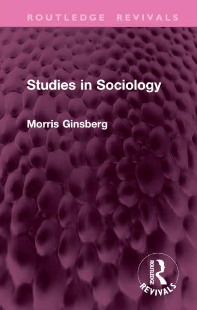Book cover of: Studies in Sociology