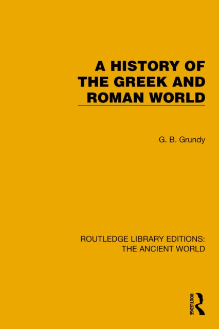 Book cover of: History of the Greek and Roman World