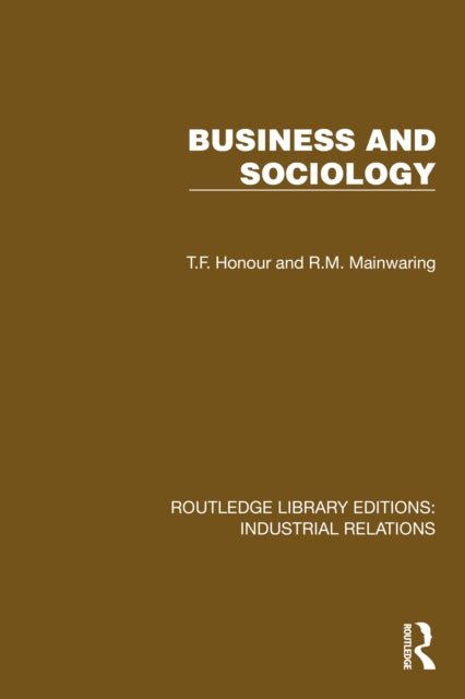 Book cover of: Business and Sociology