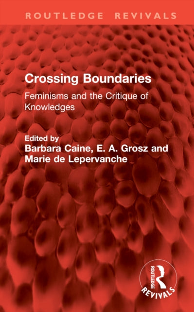 Book cover of: Crossing Boundaries. By: Barbara Caine