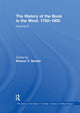Book cover of: History of the Book in the West: 1700?1800