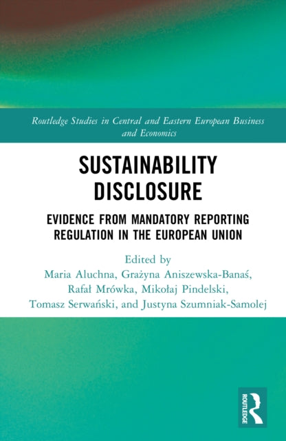 Book cover of: Sustainability Disclosure