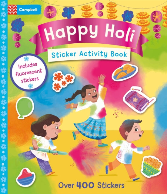 Happy Holi Sticker Activity Book